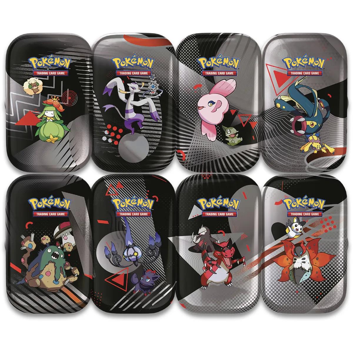 Pokémon Mini Tin Bianco e Nero , Contiene 2 Bustine di Bianco e Nero