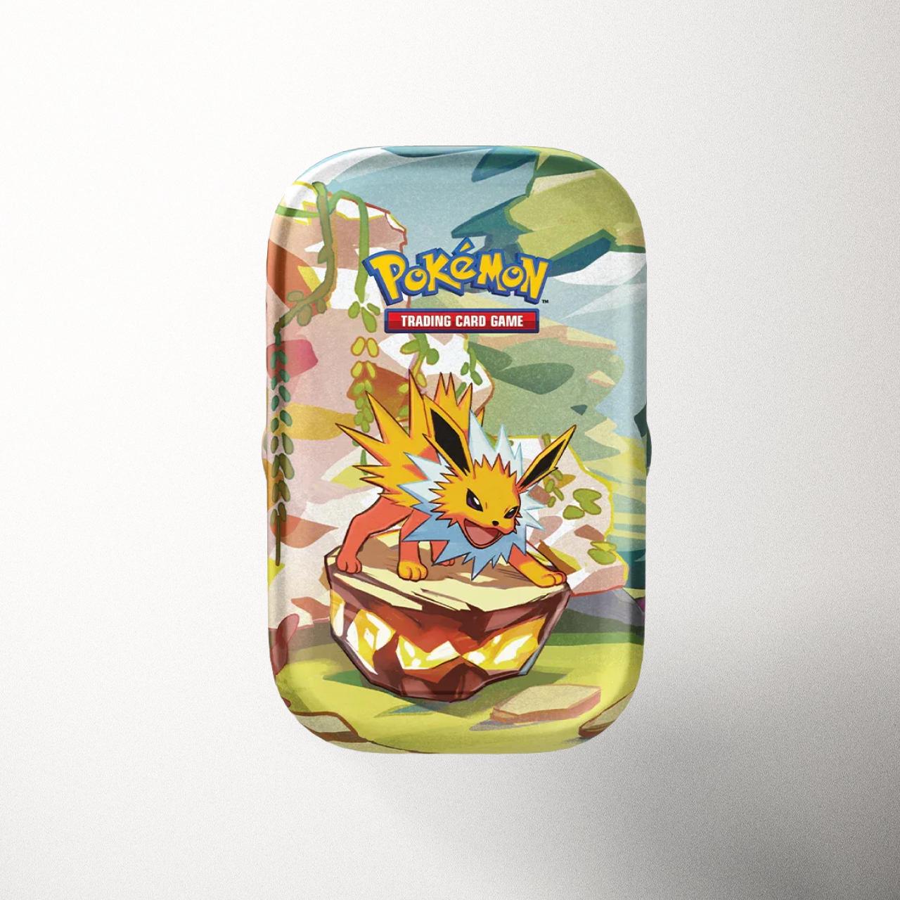 Pokémon Mini Tin Evoluzione Prismatiche , Contiene 2 Bustine Evoluzioni Prismatiche - immagine 3