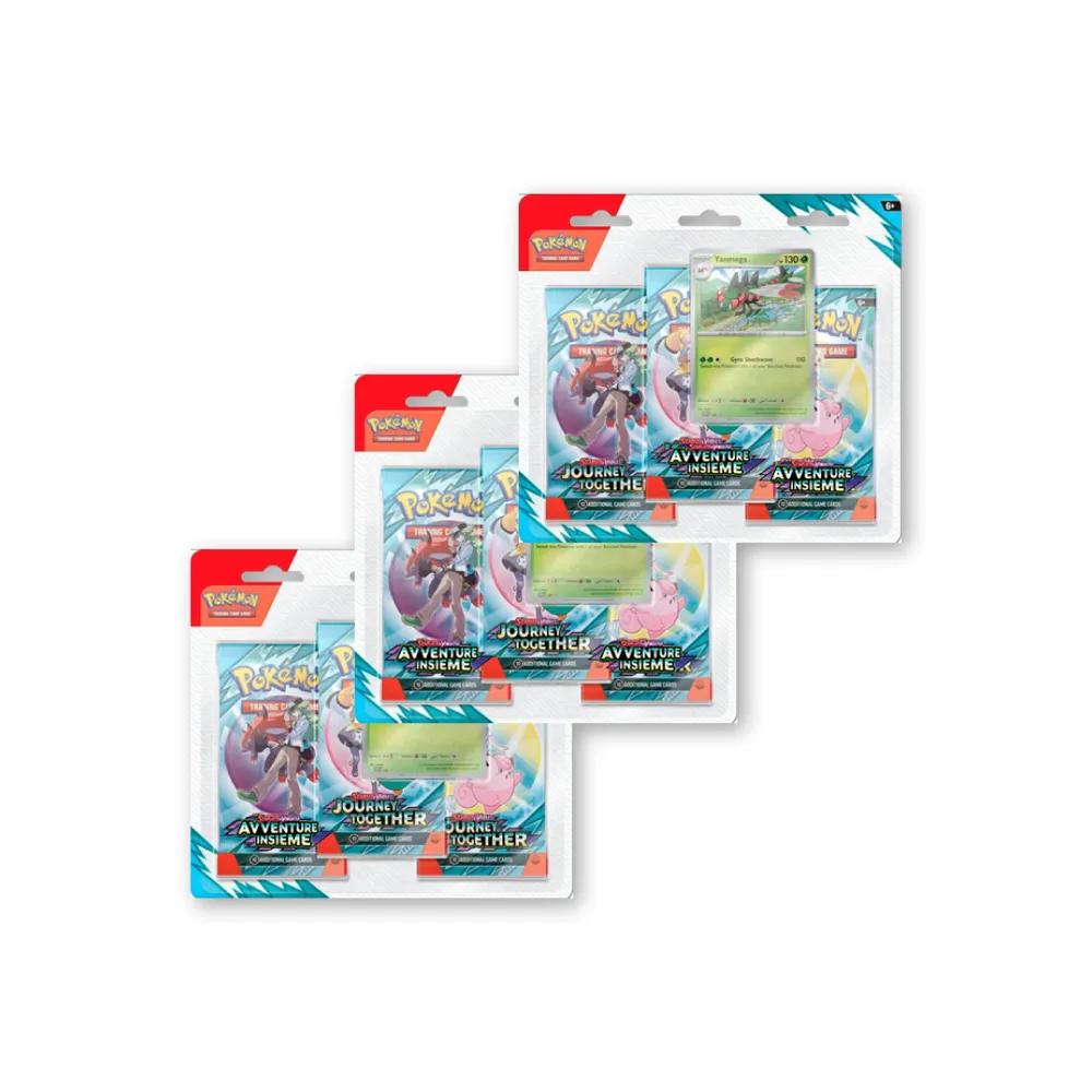 Pokèmon Scarlatto & Violetto: Avventure Insieme– Blister 3 Pack (ITA) , Contiene 3 Bustine di Avventure Insieme - immagine 4