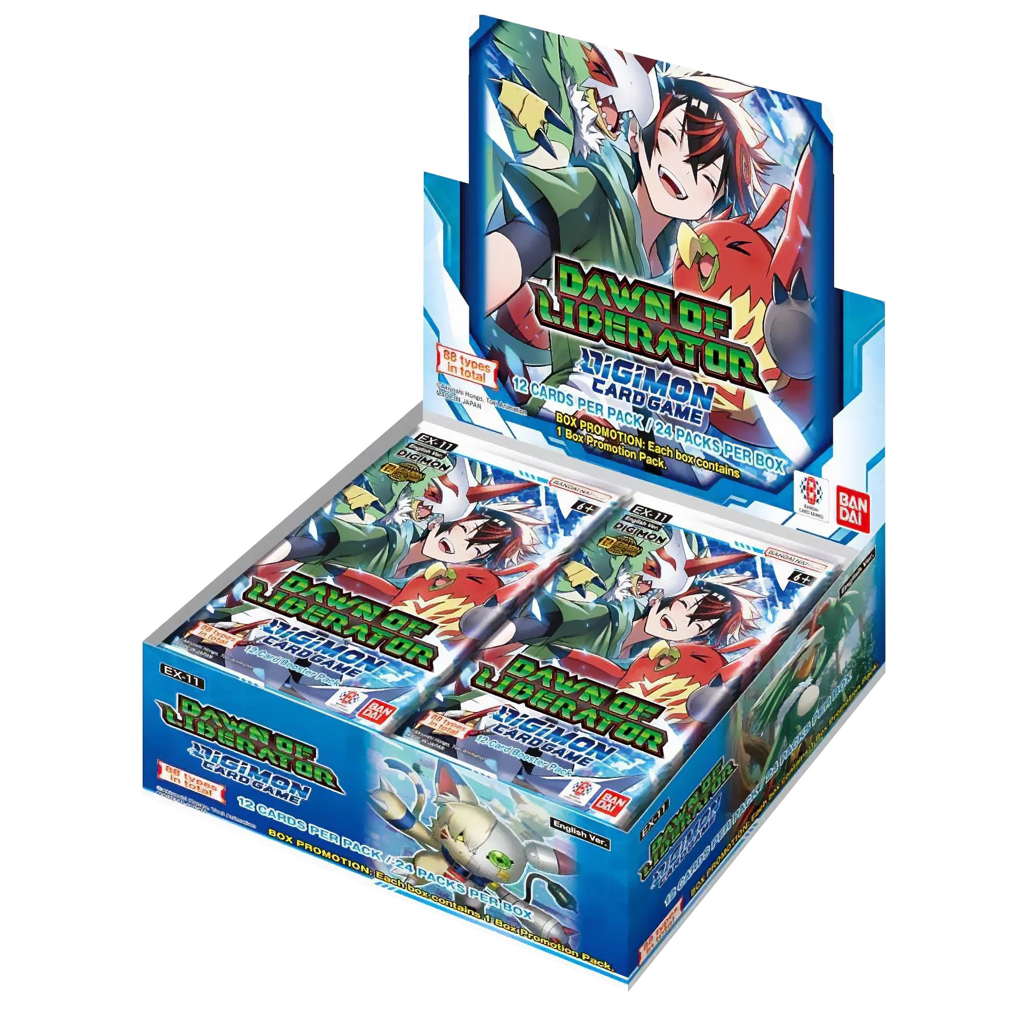 Digimon Card Game EX-11 Box di bustine Dawn of Liberator