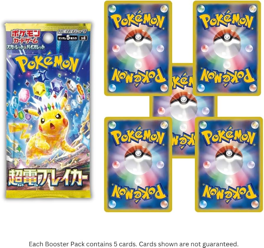 Pokemon Box Display 30 Bustine Scarlet and Violet - Super Electric Breaker - sv8 - JAP - immagine 4